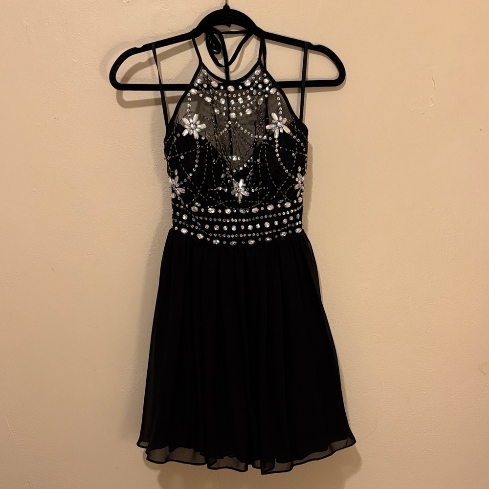 Windsor Black and White Embellished Dress